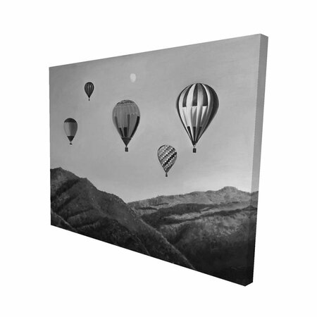 FONDO 16 x 20 in. Air Balloon Landscape-Print on Canvas FO2792011